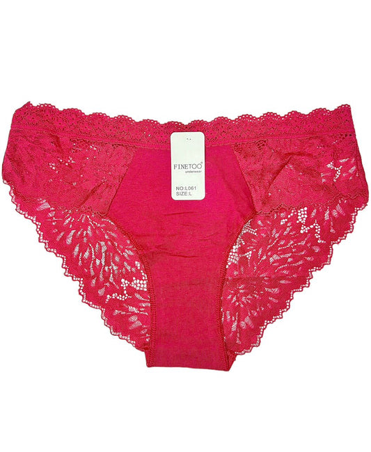 Slip PETITE TAILLE ROUGE