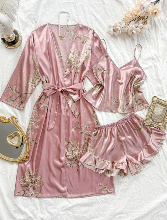 NUISETTE DE LUXE EN SATIN 3 PIECES